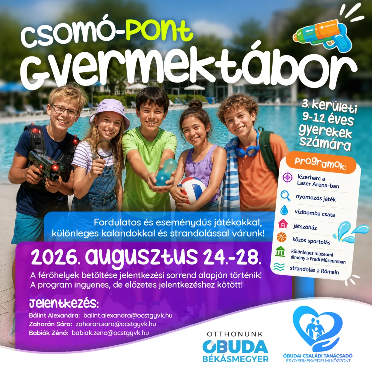 Várja a 9-12 éves gyerekeket a Csomó-Pont Gyermektábor